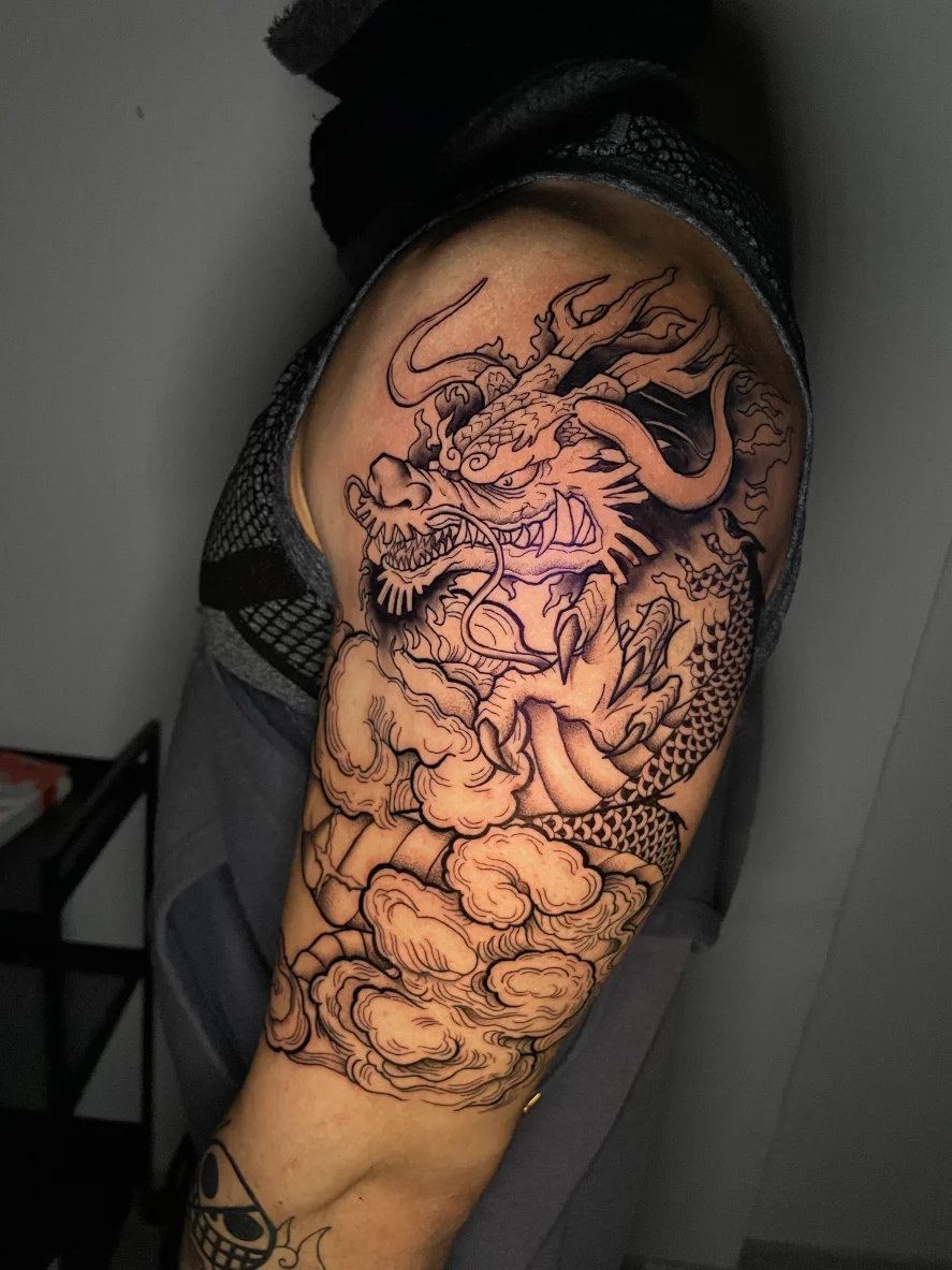 hero tatuaje dragon